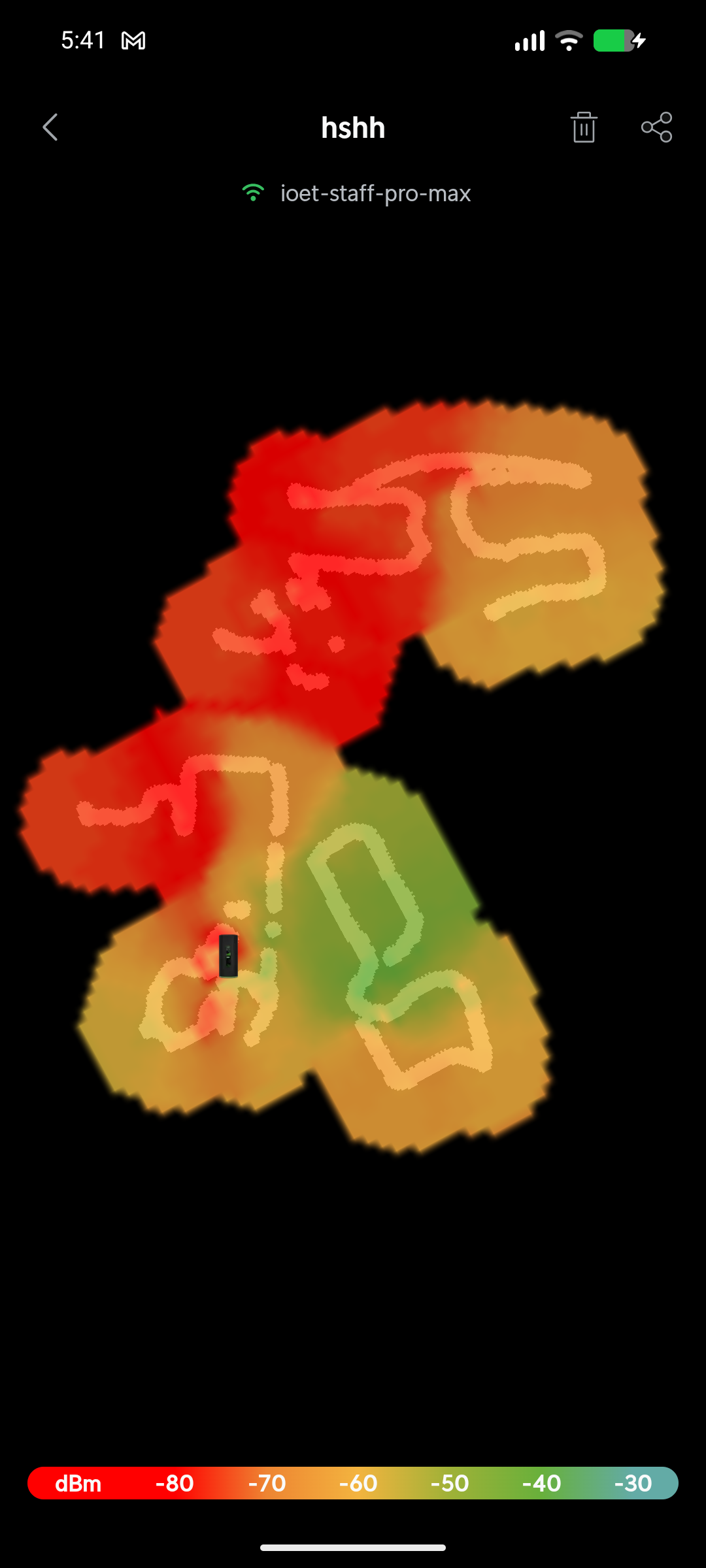 Scenario A - AP placement with weak spots